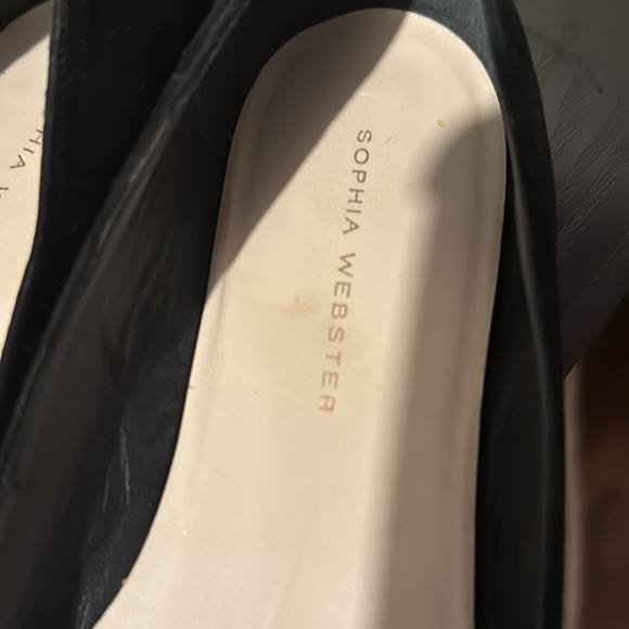 Sophia Webster silver rainbow butterfly flats 7 - Picture 5 of 12